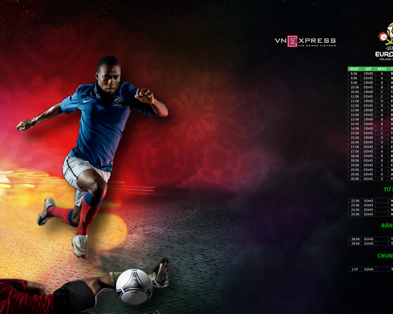 UEFA EURO 2012年歐錦賽高清壁紙(二) #18 - 1280x1024