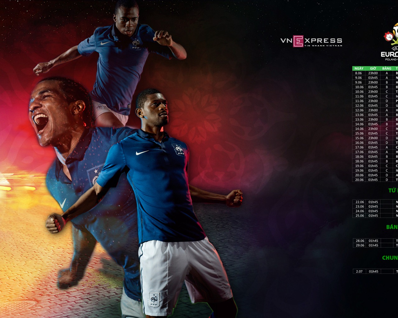 UEFA EURO 2012年歐錦賽高清壁紙(二) #19 - 1280x1024
