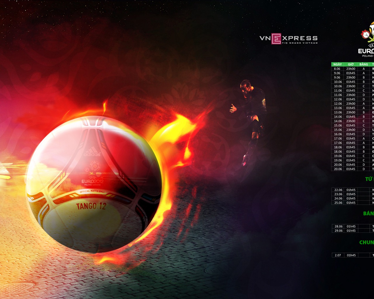 UEFA EURO 2012 HD Wallpaper (2) #20 - 1280x1024