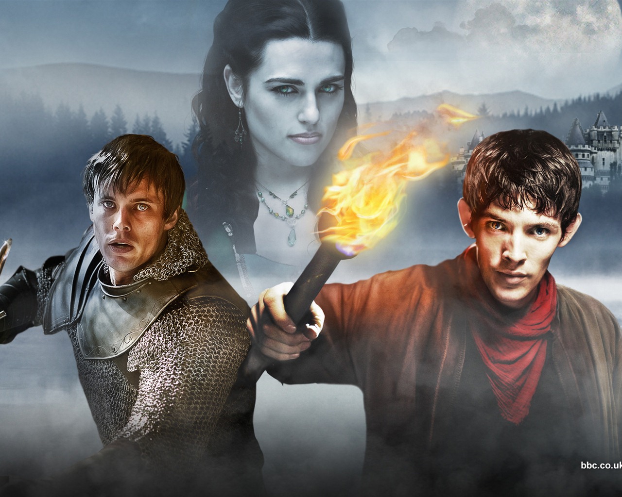 Merlin TV Series 梅林傳奇 電視連續劇 高清壁紙 #10 - 1280x1024