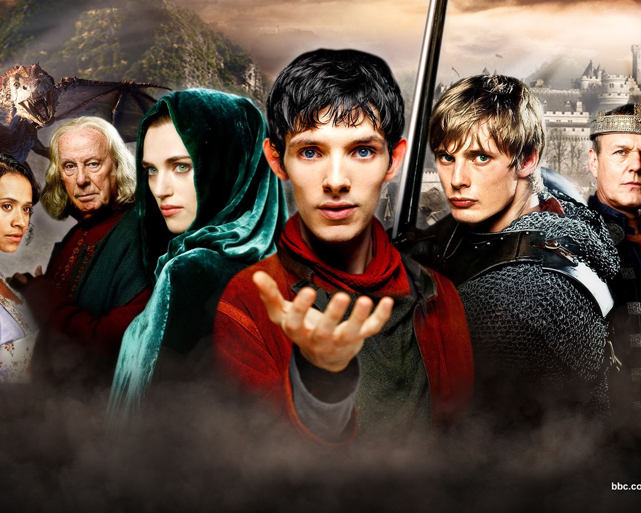 Merlin TV Series 梅林傳奇 電視連續劇 高清壁紙 #26 - 1280x1024