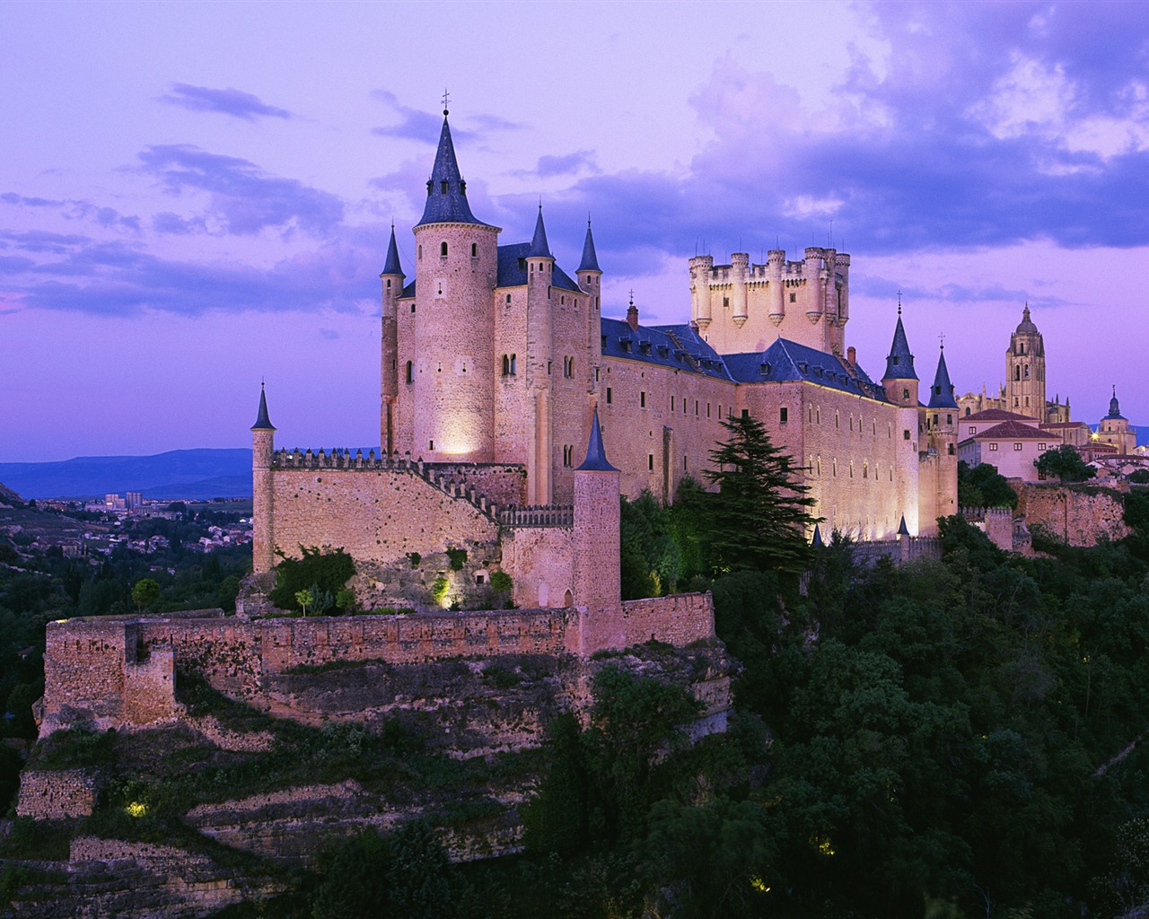 Windows 7 壁纸：欧洲的城堡1 - 1280x1024