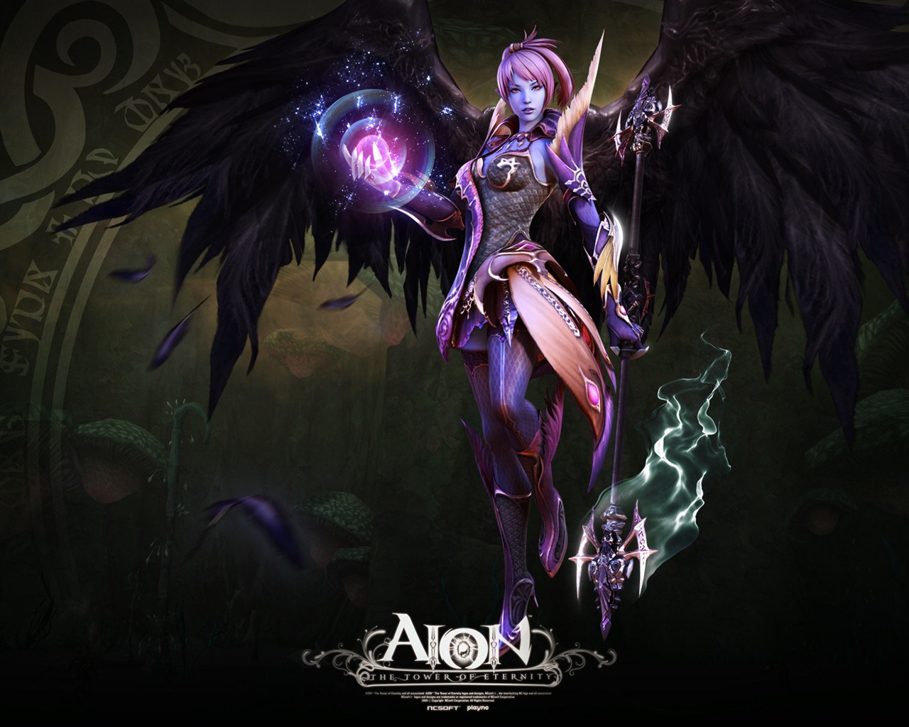 Aion 永恆之塔漂亮的女孩 高清壁紙(一) #9 - 1280x1024