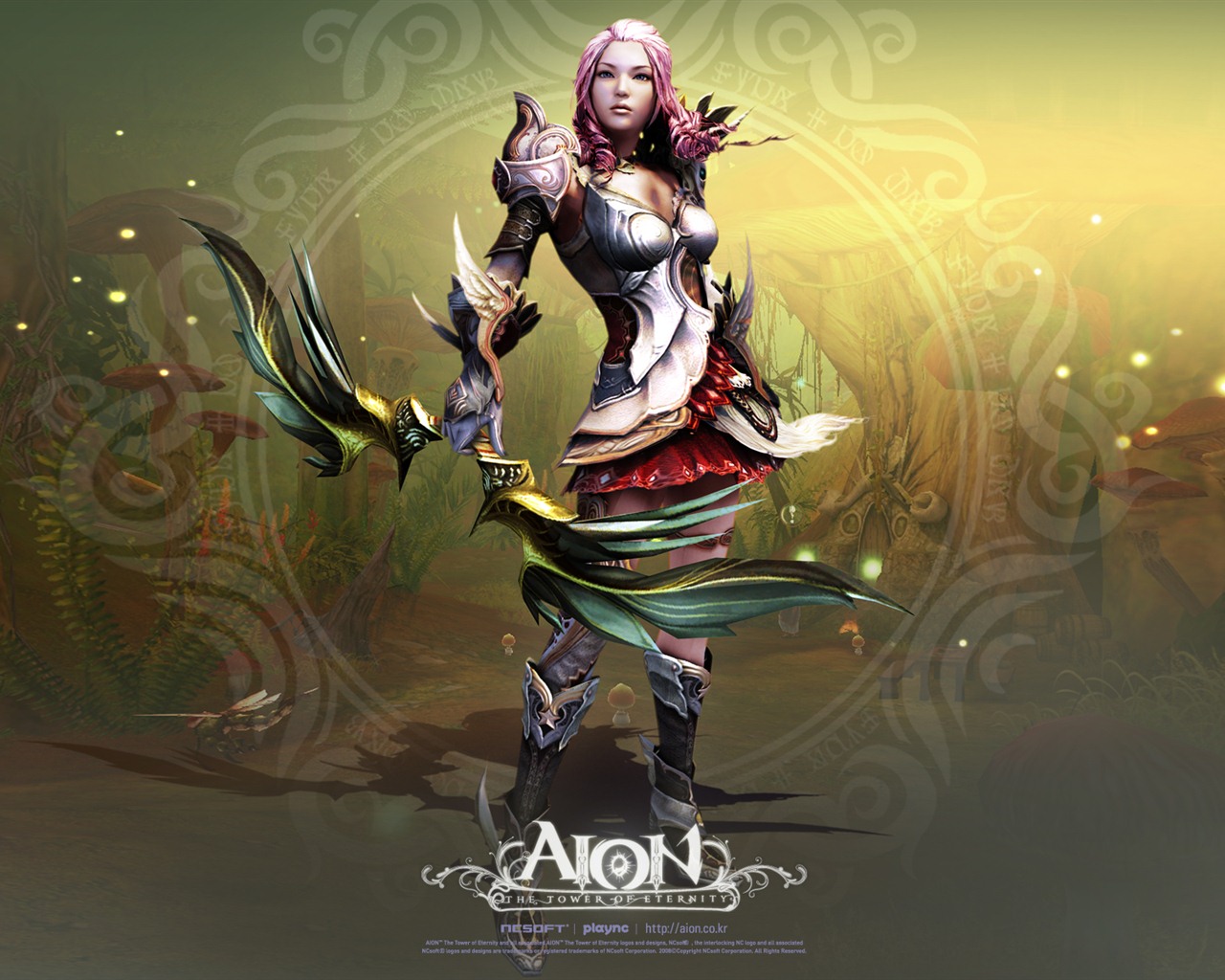 Aion hermosas niñas HD Fondos de pantalla (2) #6 - 1280x1024