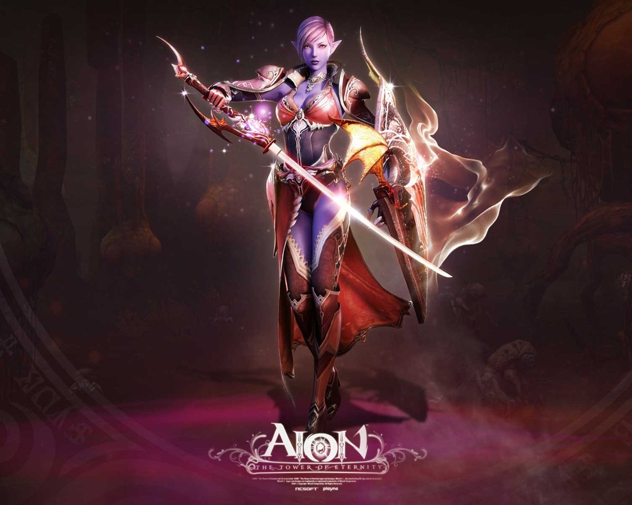 Aion 永恆之塔漂亮的女孩 高清壁紙(二) #7 - 1280x1024