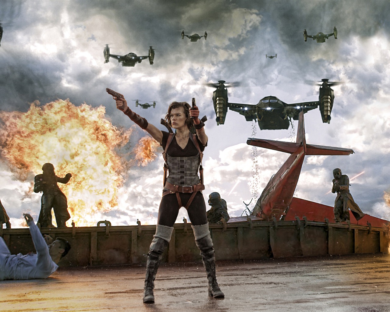 Resident Evil: Retribution HD tapety na plochu #2 - 1280x1024