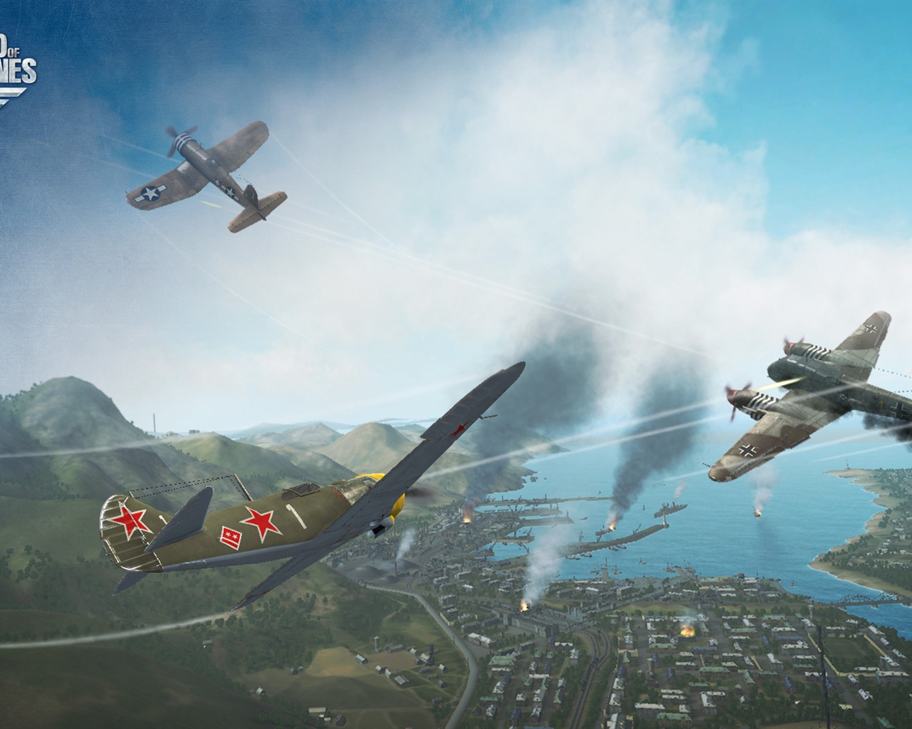 World of Warplanes 戰機世界 遊戲壁紙 #1 - 1280x1024