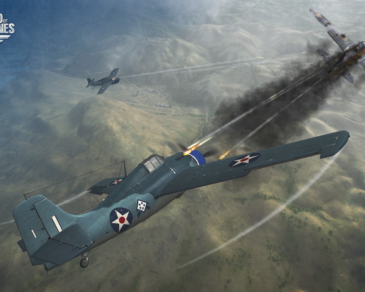 World of Warplanes game wallpapers #3 - 1280x1024
