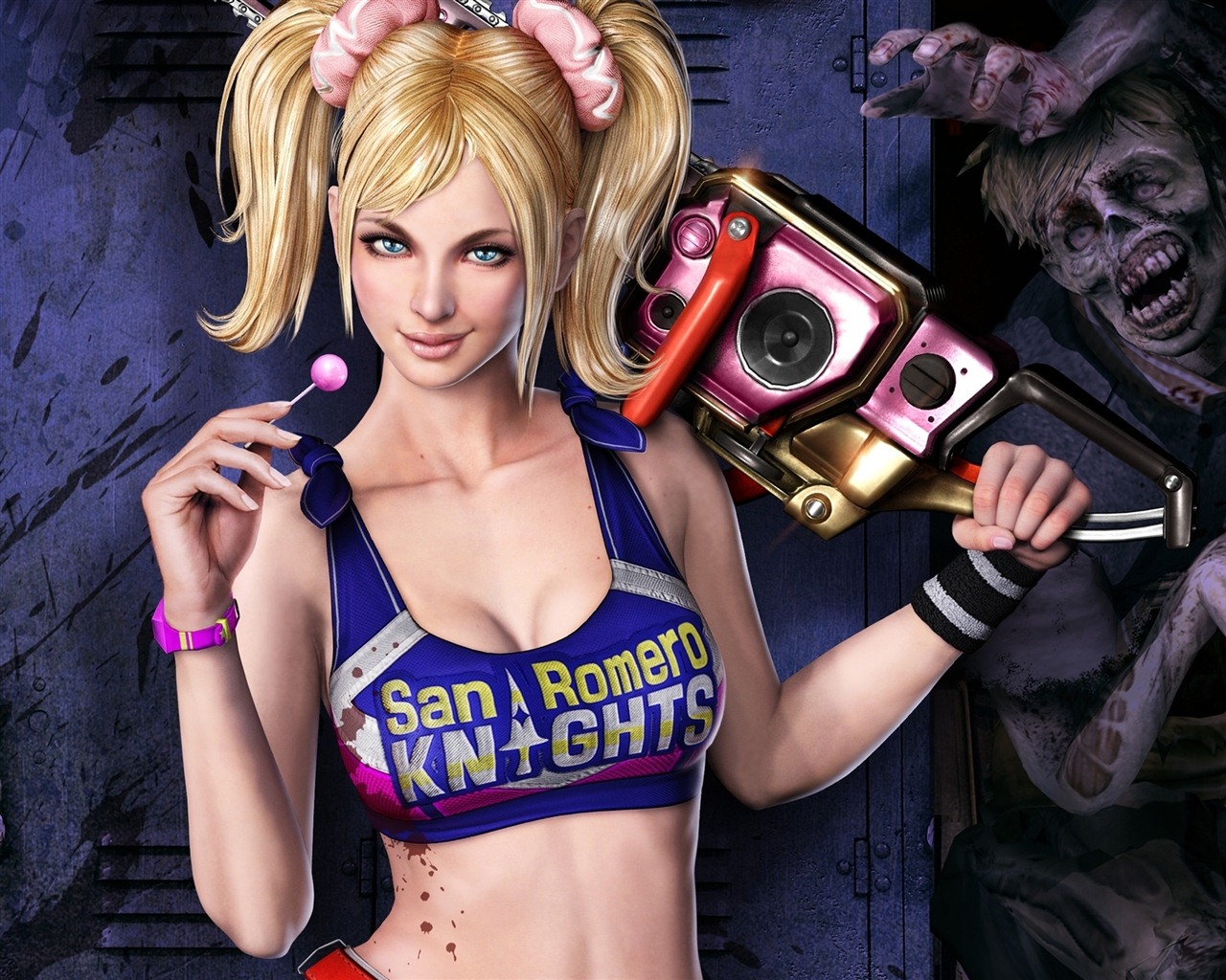 Lollipop Chainsaw 电锯甜心 高清壁纸1 - 1280x1024