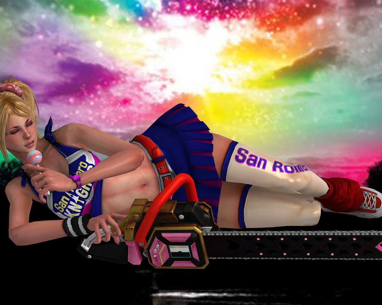 Lollipop Chainsaw HD tapety na plochu #5 - 1280x1024