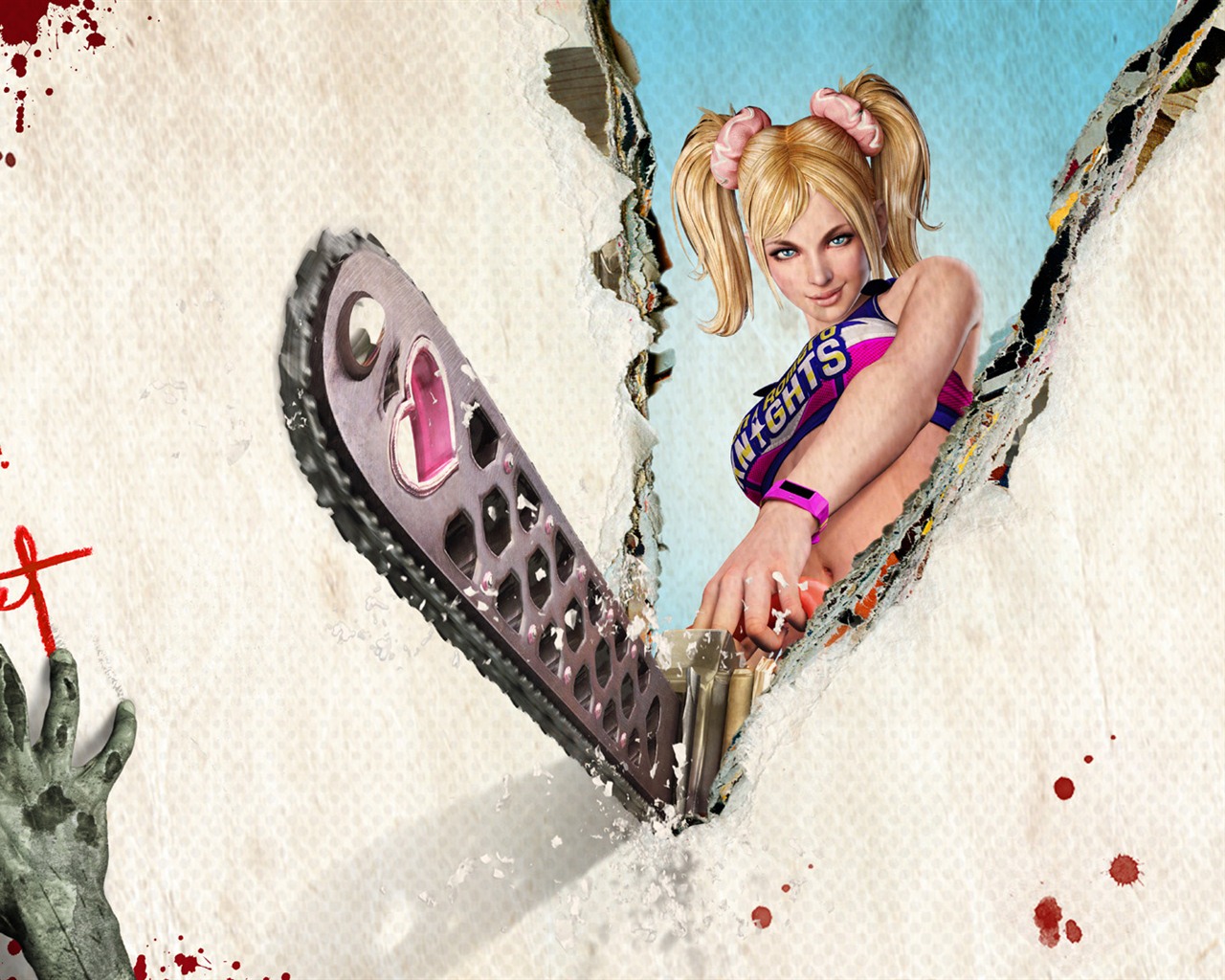 Lollipop Chainsaw fonds d'écran HD #10 - 1280x1024