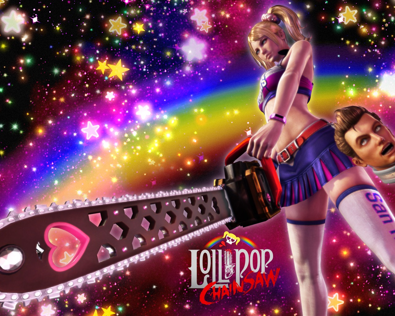 Lollipop Chainsaw HD tapety na plochu #15 - 1280x1024