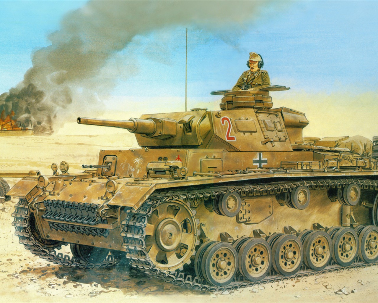 Военный танков, боевых бронированных картины HD обои #7 - 1280x1024
