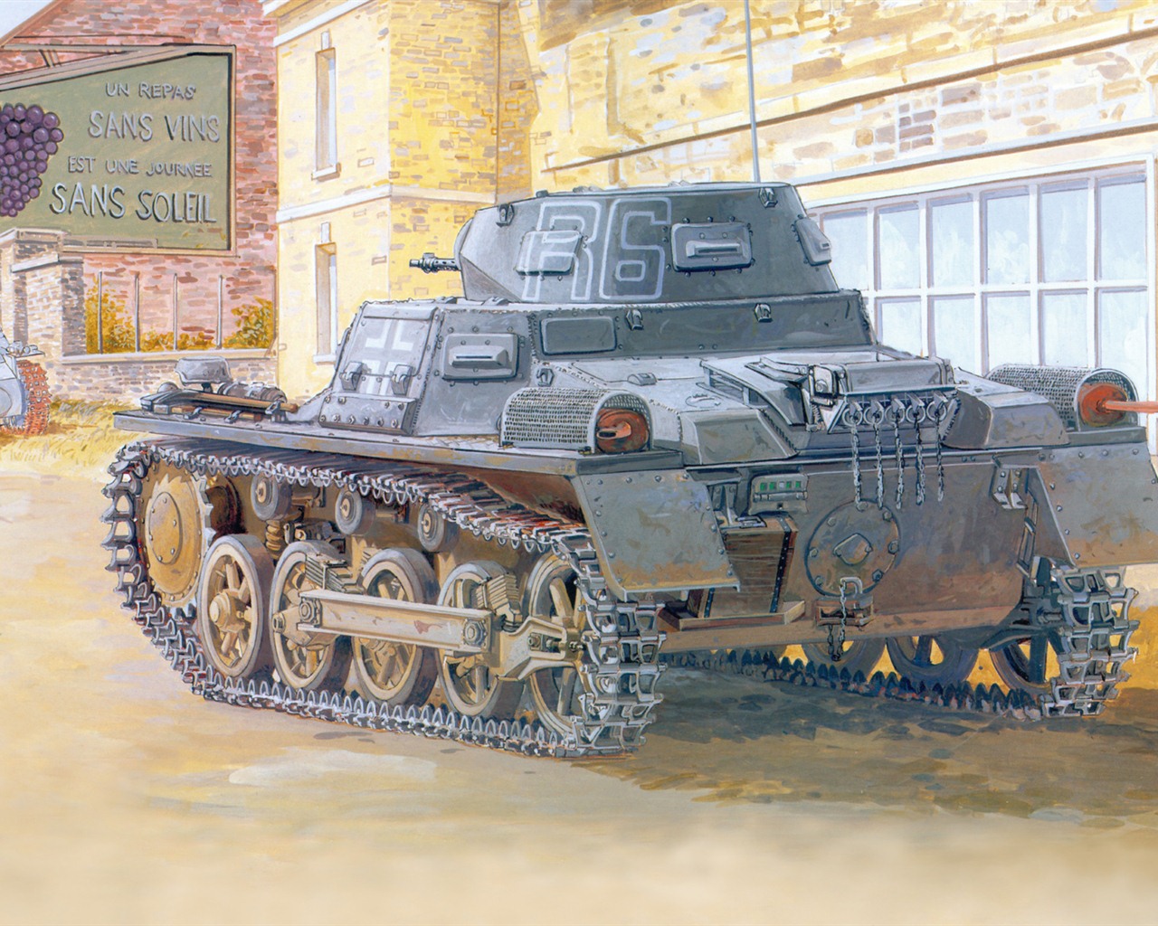 군사 탱크, 장갑의 HD 그림 월페이퍼 #11 - 1280x1024