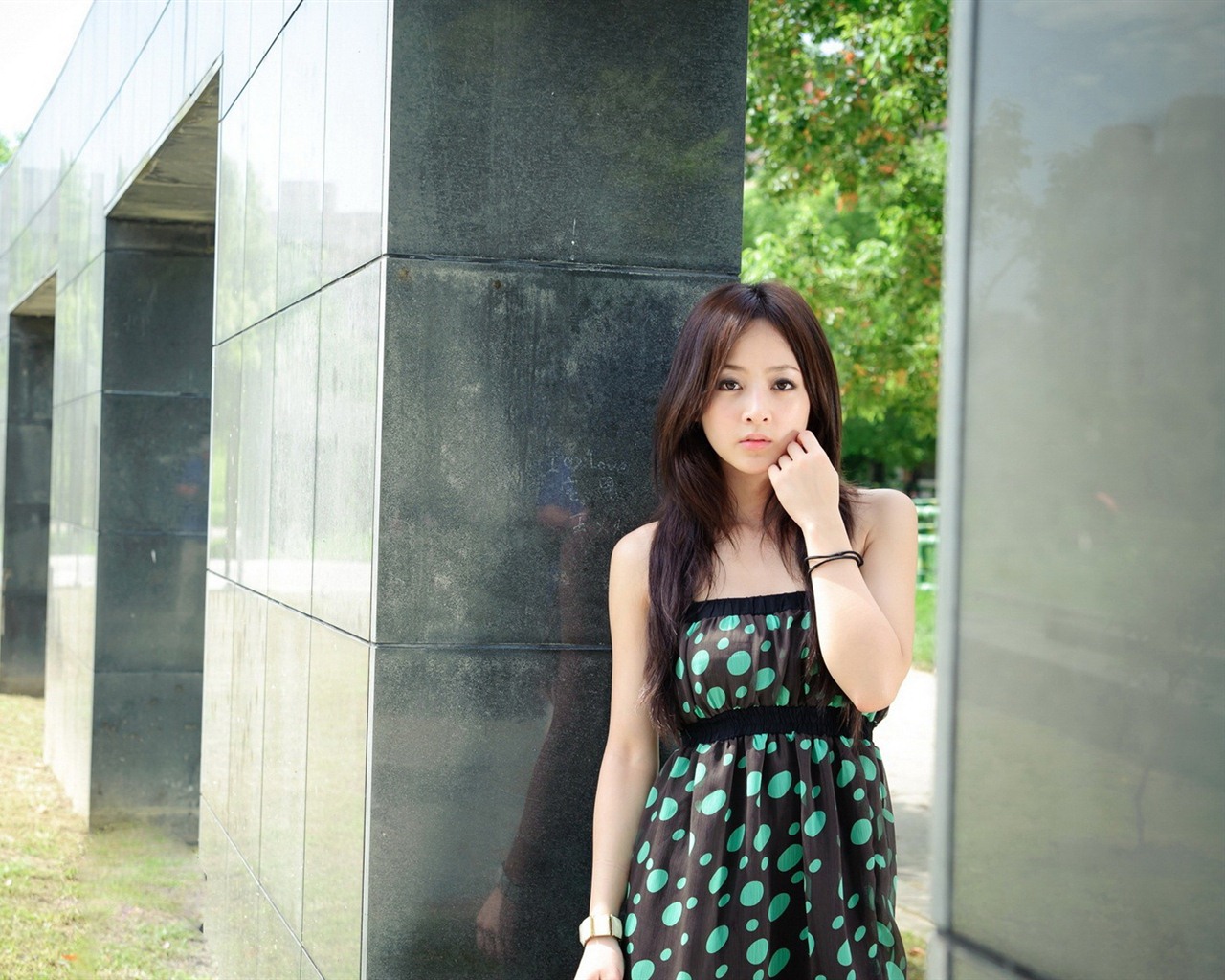 Tchaj-wan ovoce dívka krásné Tapety na plochu (11) #16 - 1280x1024