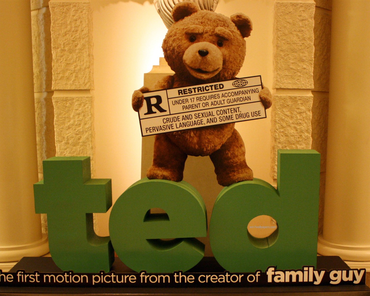 Ted 2012 泰迪熊2012 高清壁紙 #7 - 1280x1024