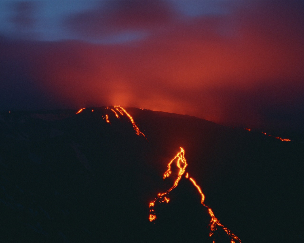 火山噴發的壯麗景觀壁紙 #5 - 1280x1024