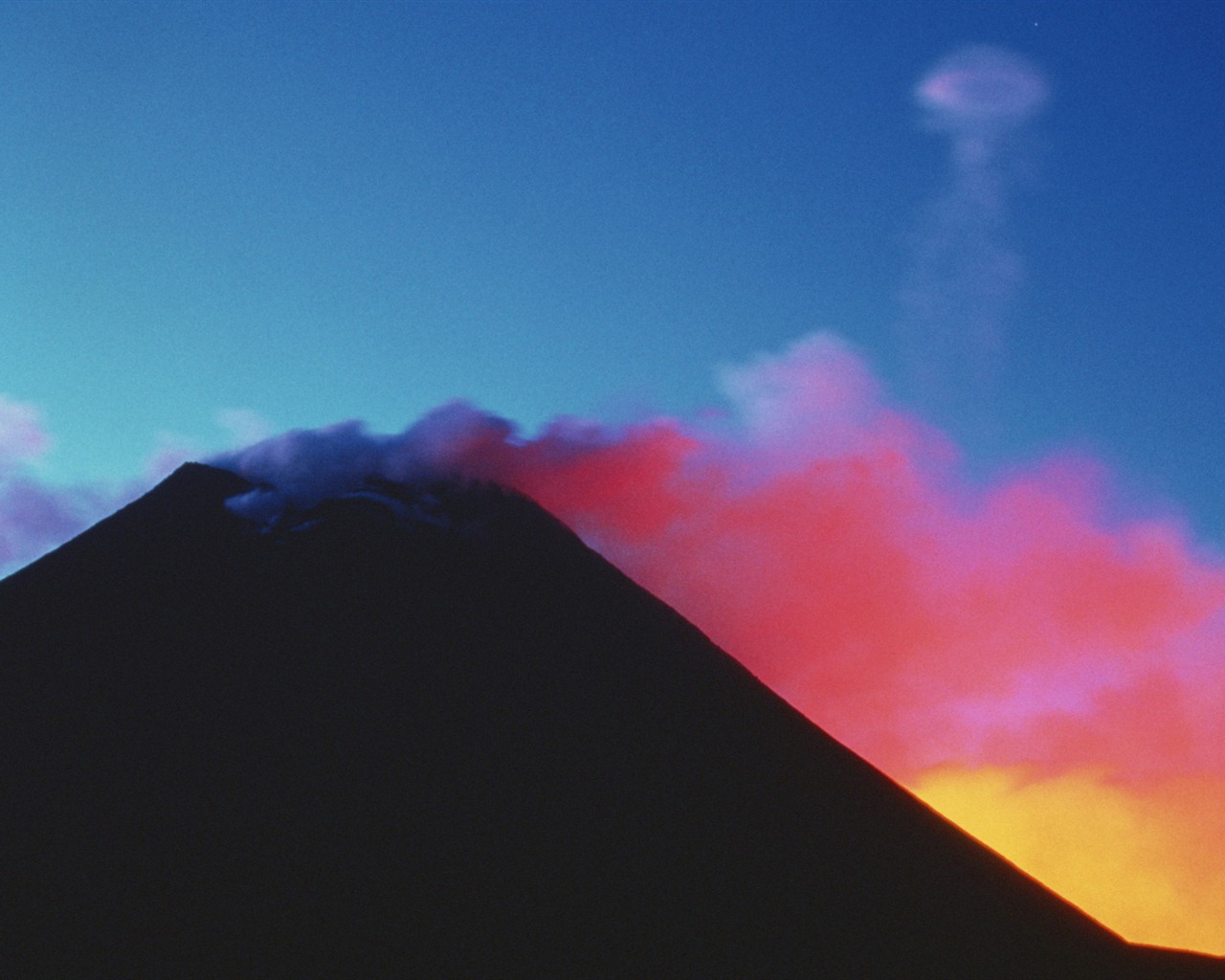 火山噴發的壯麗景觀壁紙 #14 - 1280x1024