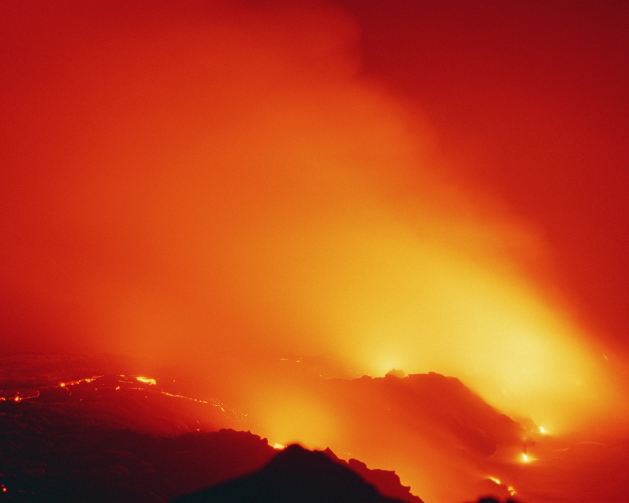 火山噴發的壯麗景觀壁紙 #18 - 1280x1024