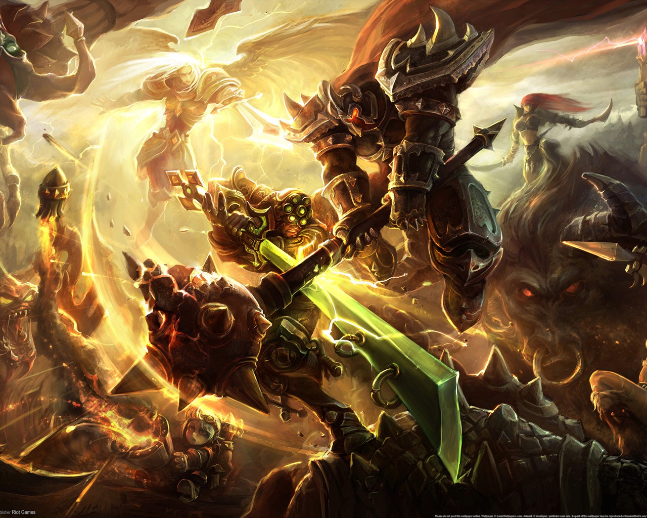 League of Legends jeu fonds d'écran HD #7 - 1280x1024