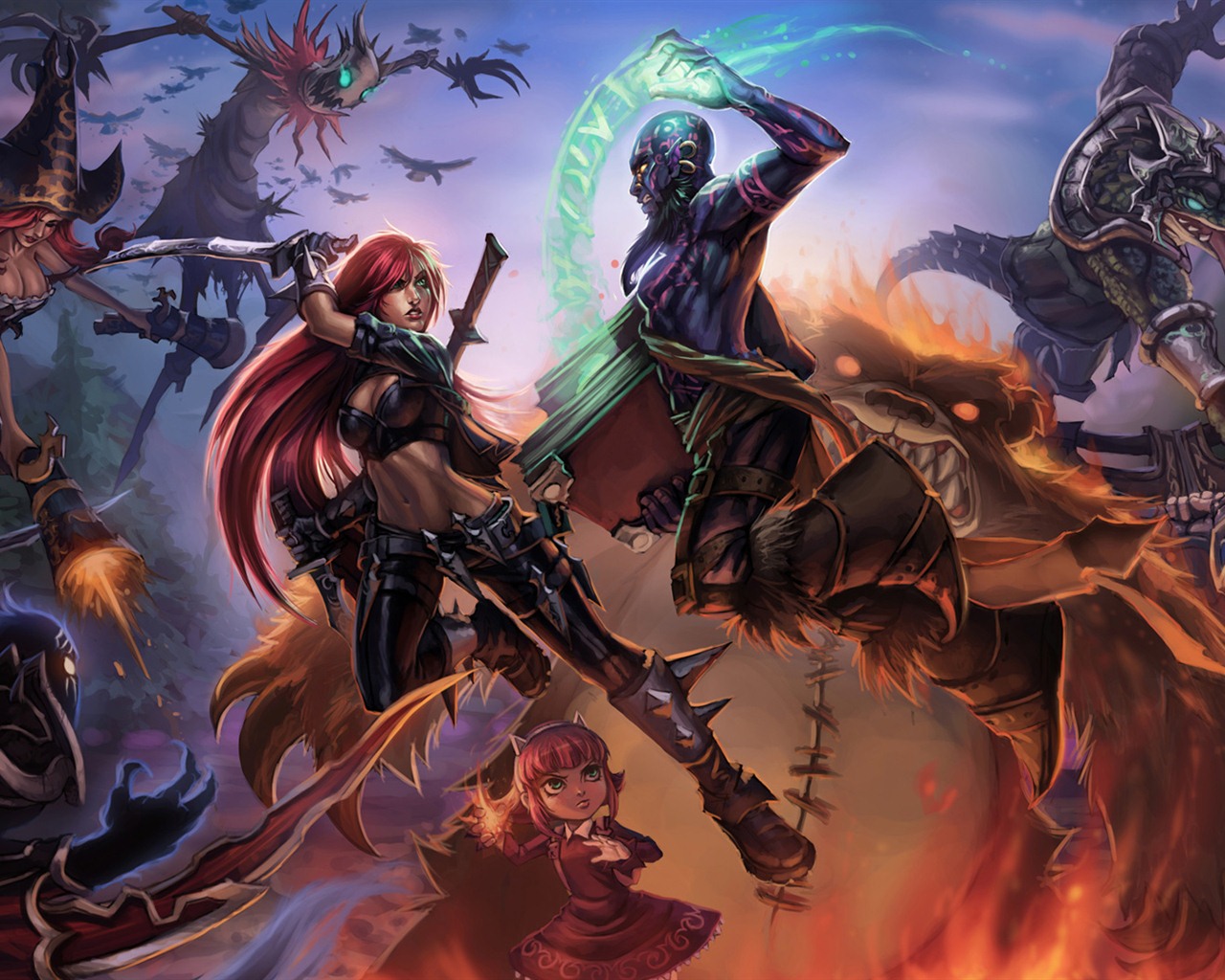 League of Legends krásné dívky tapety #26 - 1280x1024