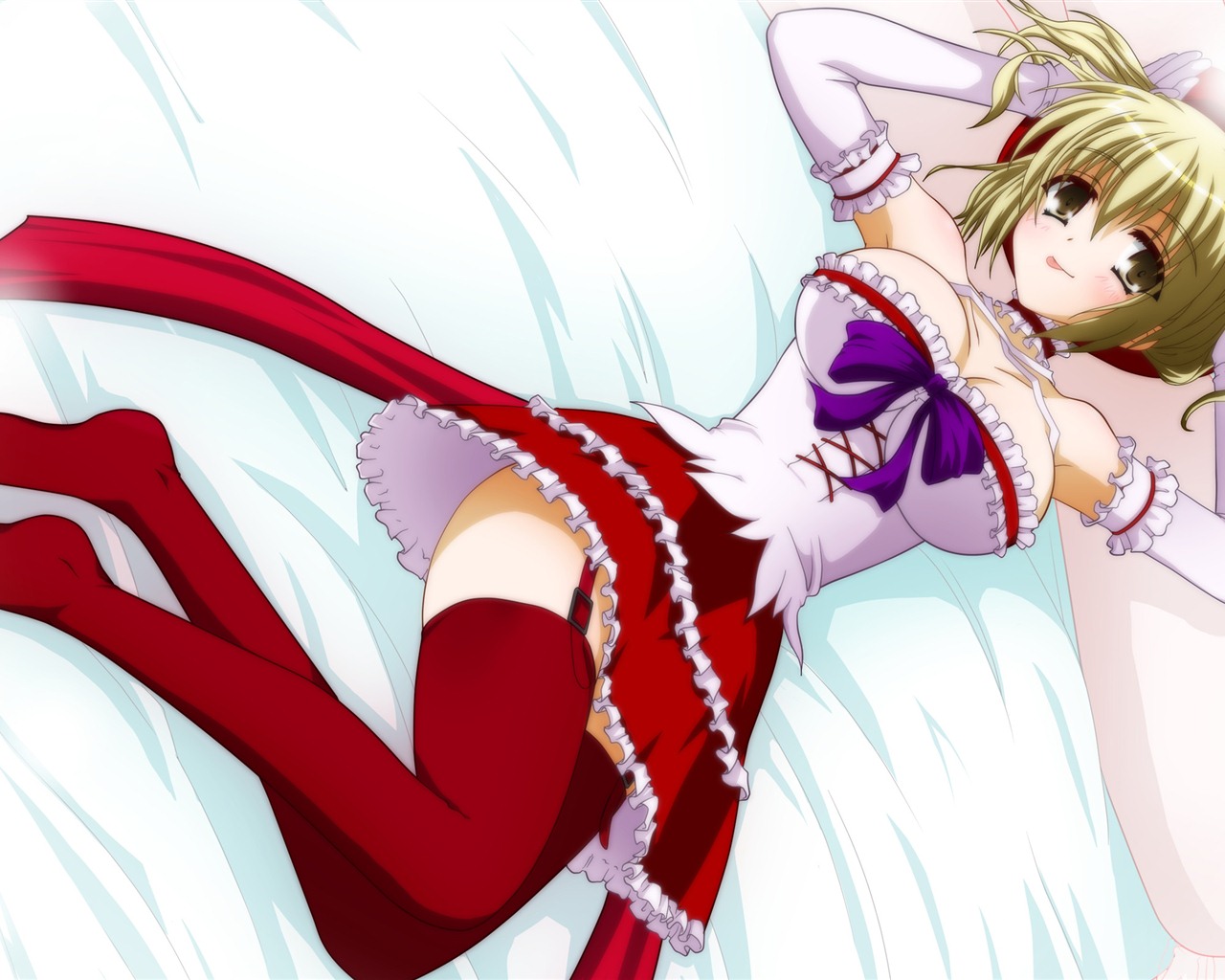 Krásné dívky anime HD Tapety na plochu (1) #1 - 1280x1024