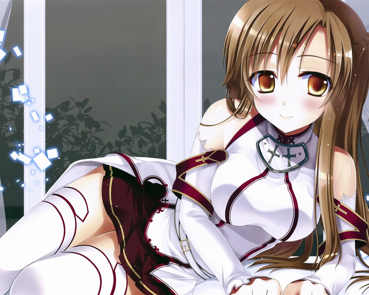 Krásné dívky anime HD Tapety na plochu (1) #12 - 1280x1024