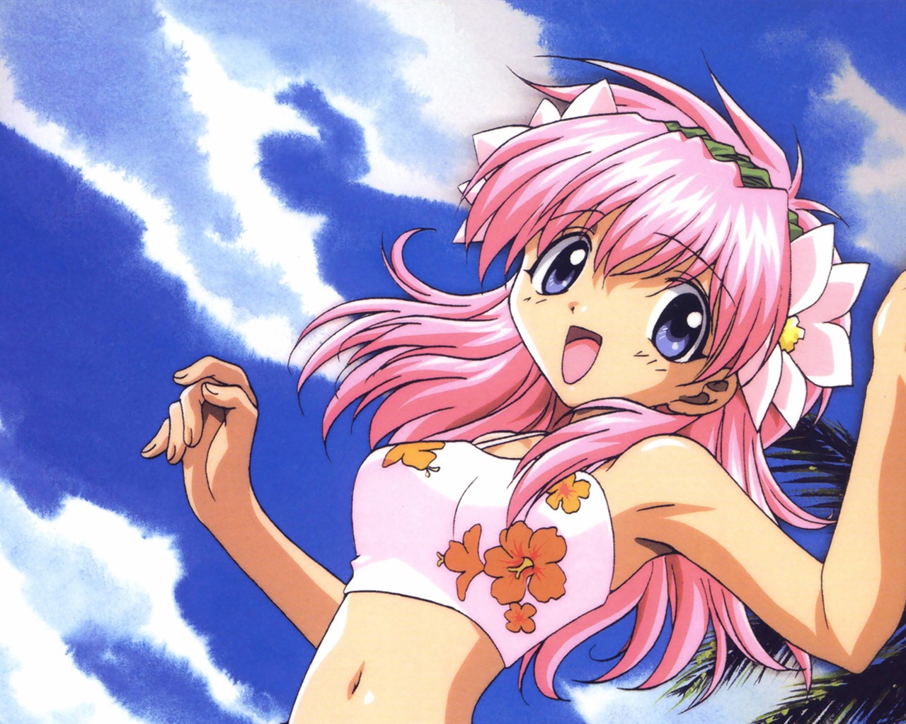 Krásné dívky anime HD Tapety na plochu (2) #2 - 1280x1024