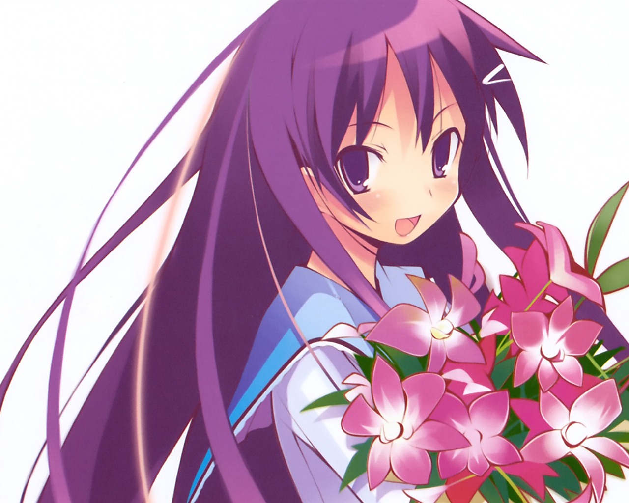 Krásné dívky anime HD Tapety na plochu (2) #3 - 1280x1024