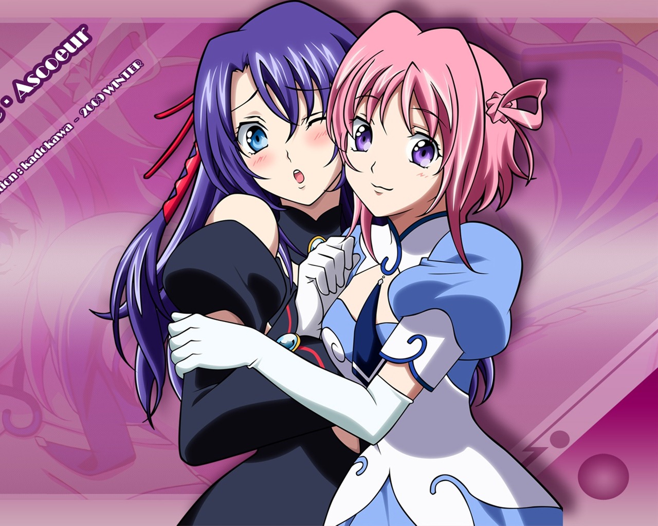 Krásné dívky anime HD Tapety na plochu (2) #9 - 1280x1024