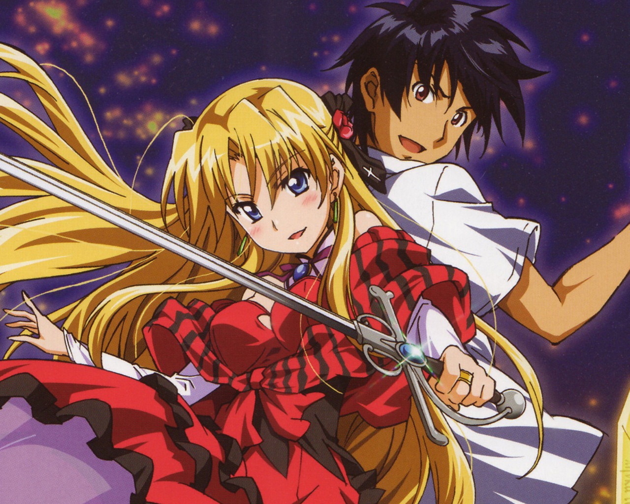 Krásné dívky anime HD Tapety na plochu (2) #13 - 1280x1024
