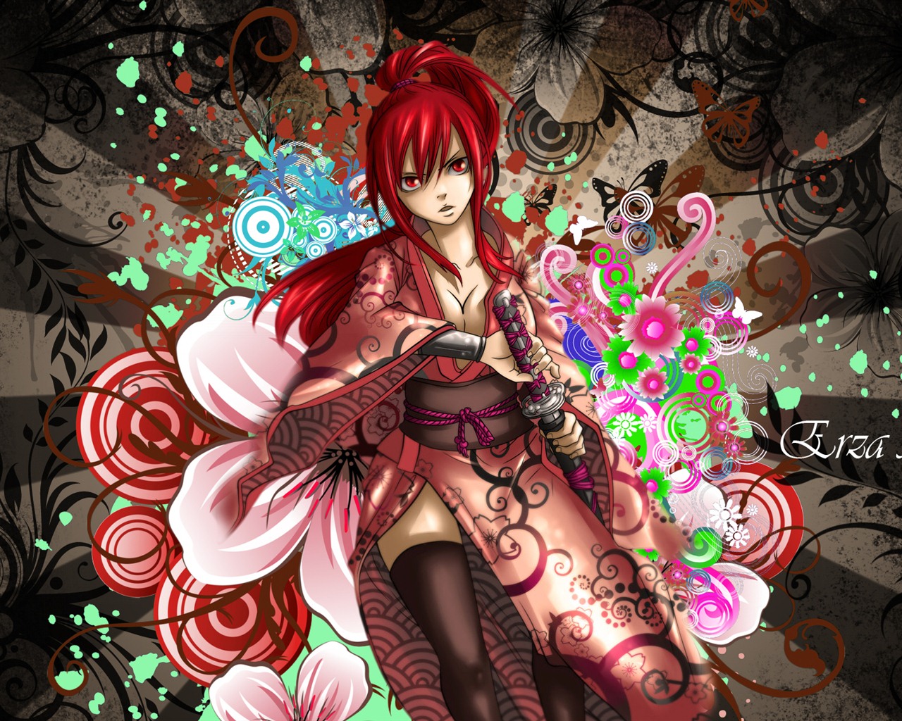 Krásné dívky anime HD Tapety na plochu (2) #15 - 1280x1024