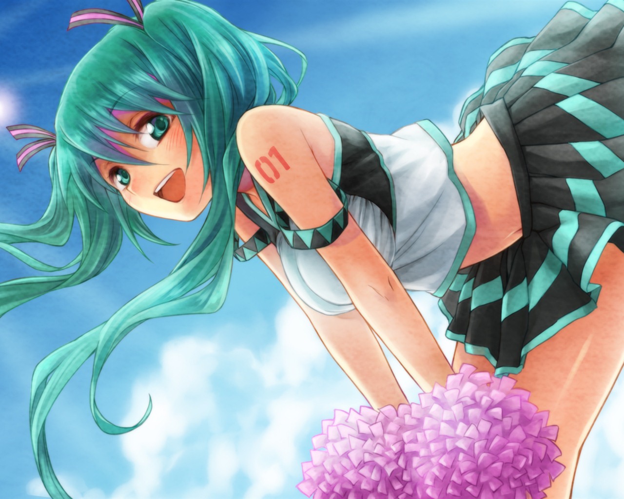 Krásné dívky anime HD Tapety na plochu (2) #16 - 1280x1024