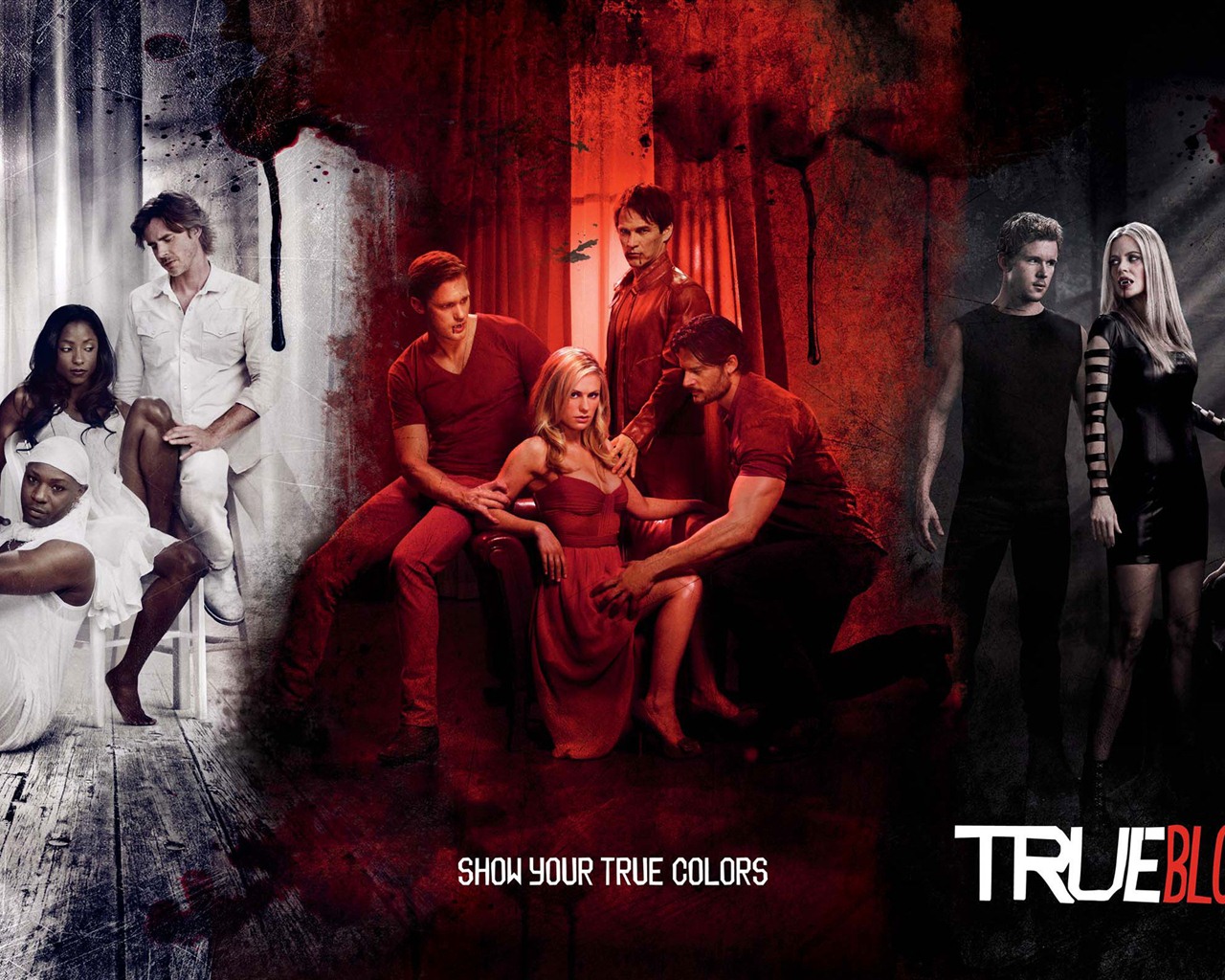 True Blood TV film HD tapety na plochu #2 - 1280x1024
