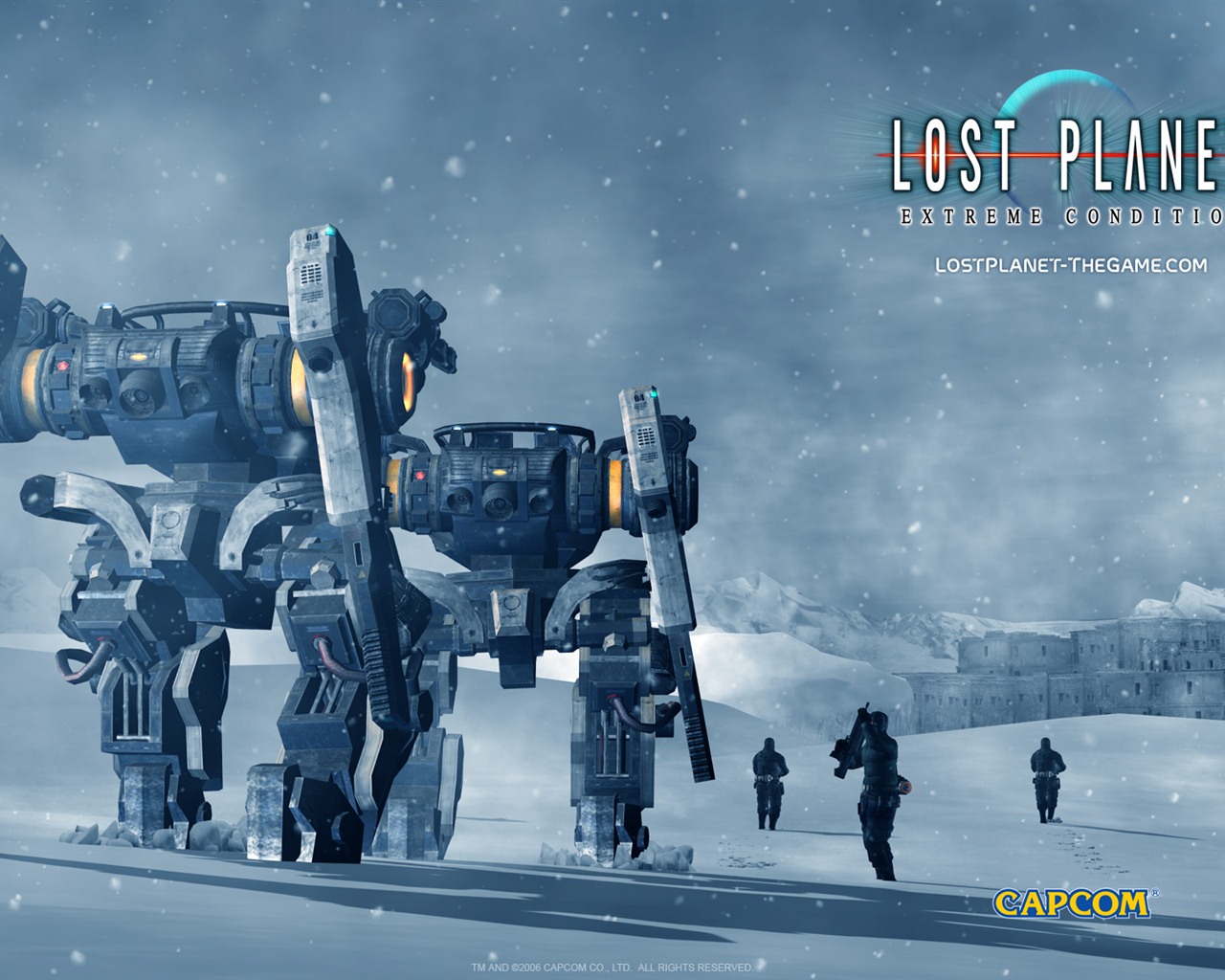 Lost Planet: Extreme Condition 失落的星球：極限狀態高清壁紙 #1 - 1280x1024