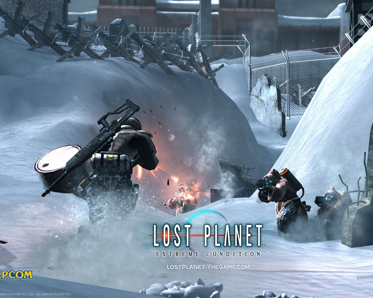 Lost Planet: Extreme Condition 失落的星球：極限狀態高清壁紙 #20 - 1280x1024