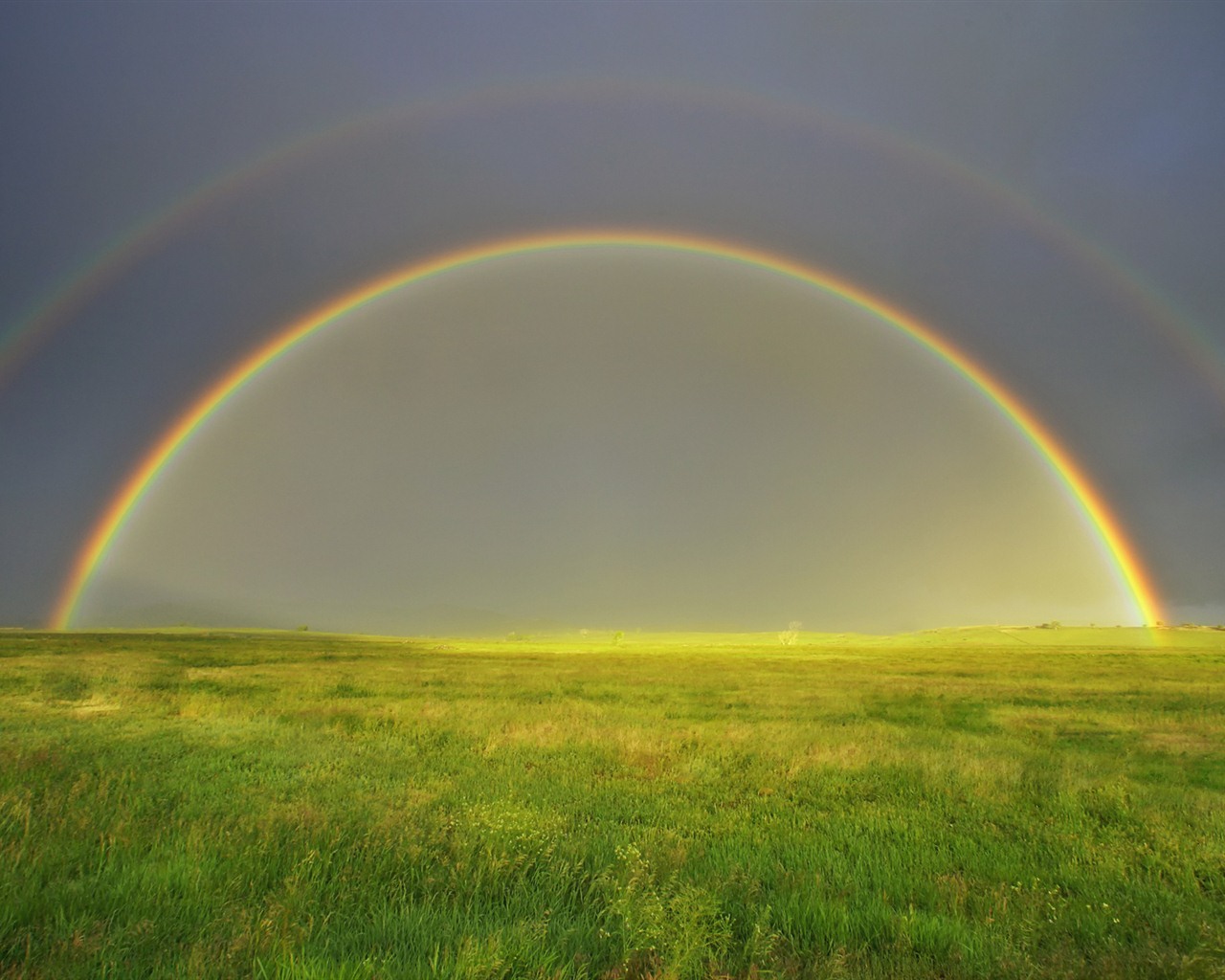 Windows 7 Wallpapers: Arco iris #8 - 1280x1024