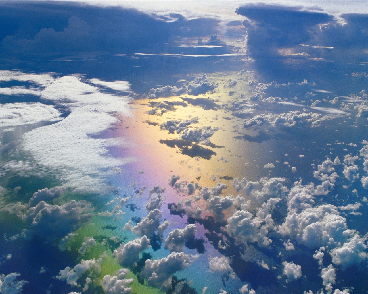 Windows 7 壁紙：彩虹 #12 - 1280x1024