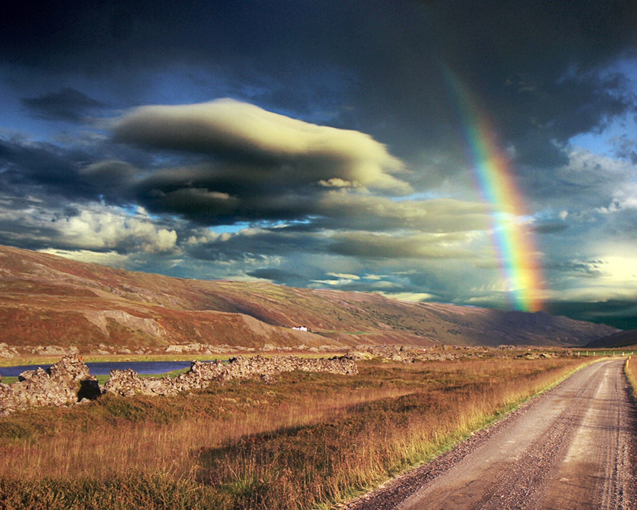 Windows 7 Wallpapers: Arco iris #15 - 1280x1024