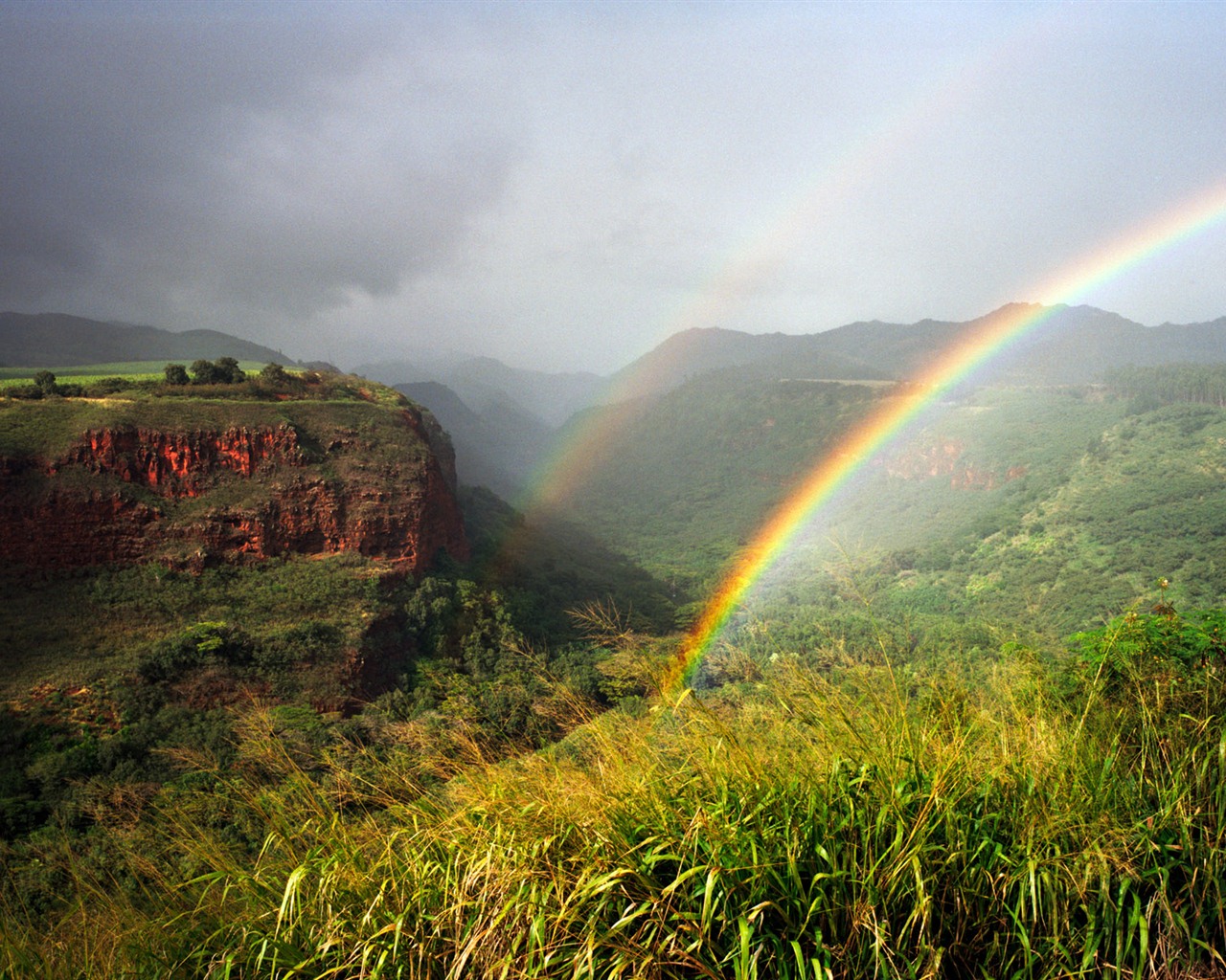 Windows 7 Wallpapers: Arco iris #17 - 1280x1024