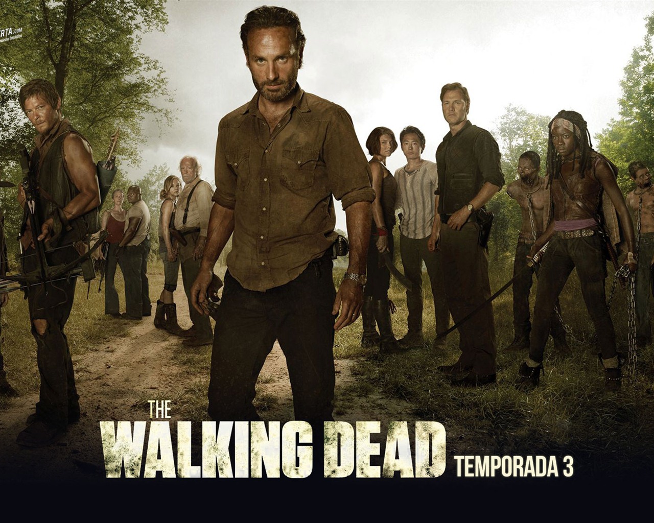 The Walking Dead HD Tapety na plochu #7 - 1280x1024