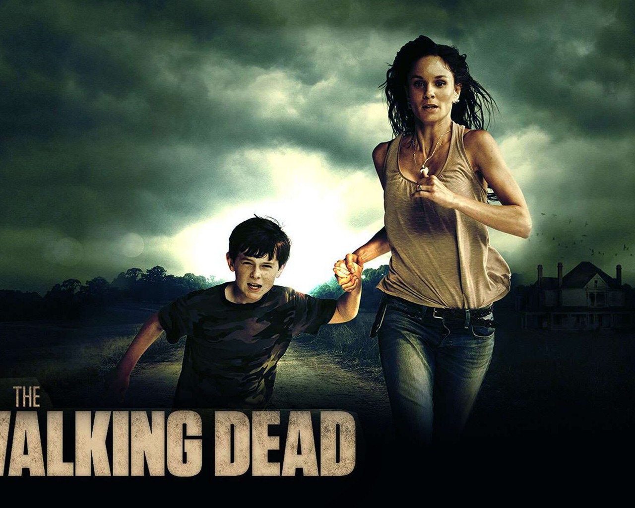 Los fondos de pantalla de alta definición Walking Dead #13 - 1280x1024