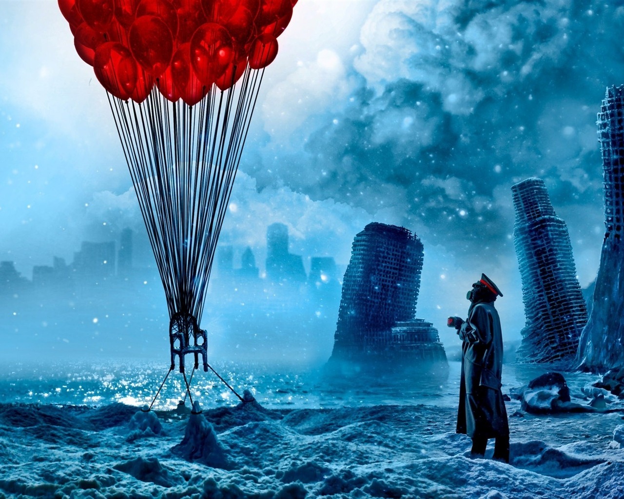 Romantically Apocalyptic creative painting wallpapers (1) #1 - 1280x1024