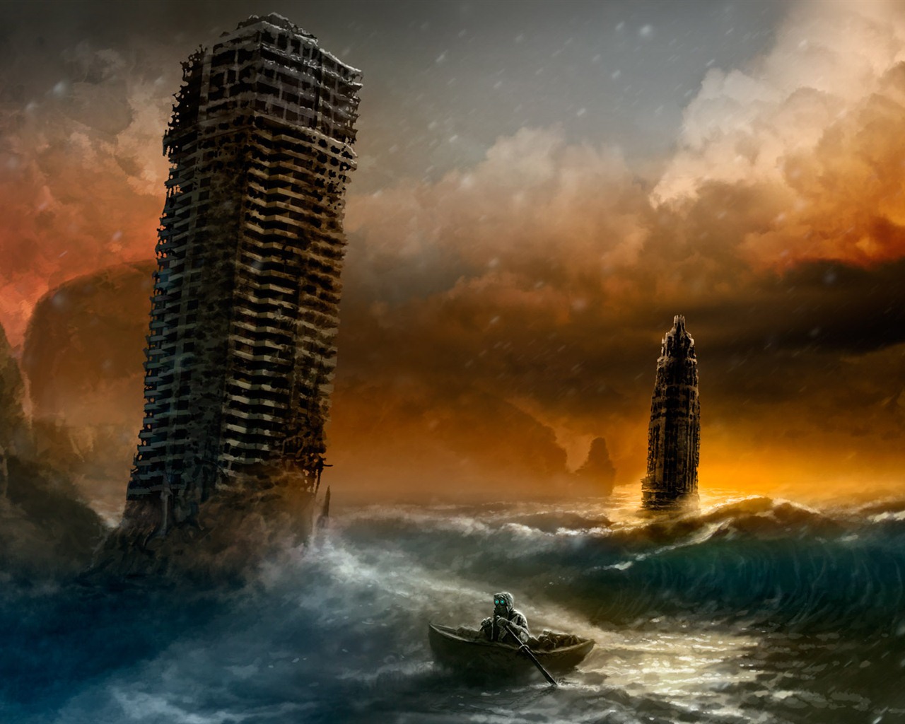 Romantically Apocalyptic creative painting wallpapers (1) #8 - 1280x1024