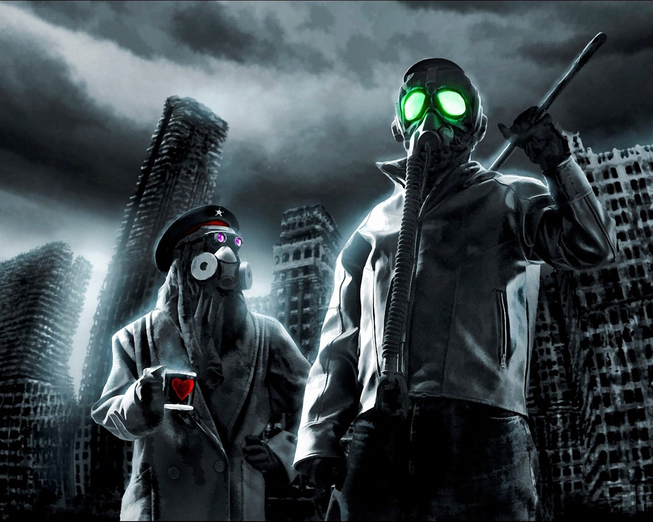 Romantically Apocalyptic creative painting wallpapers (1) #16 - 1280x1024