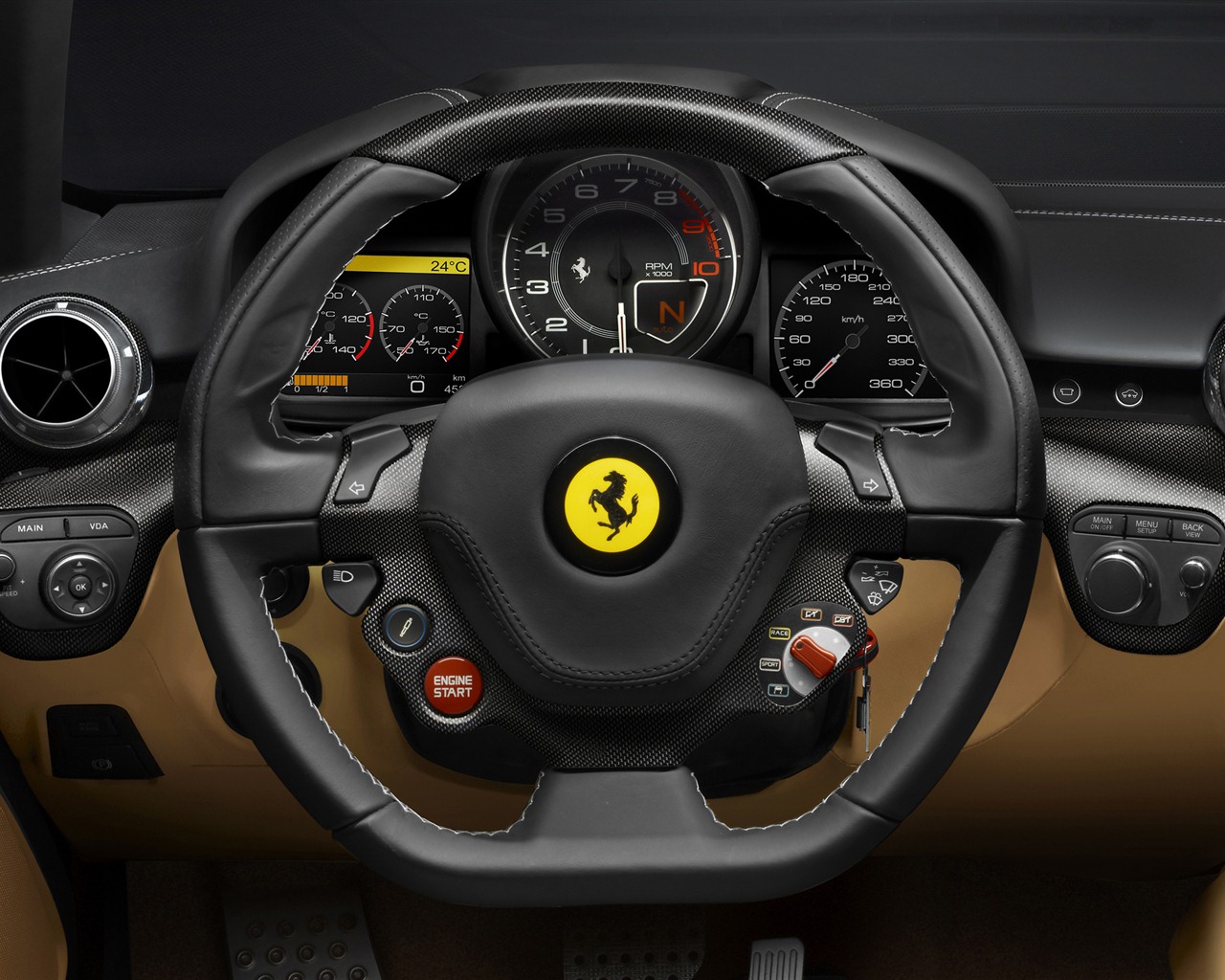 2012 Ferrari F12 Berlinetta 法拉利 高清壁纸7 - 1280x1024