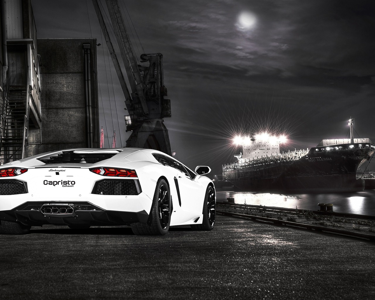 2012 Lamborghini Aventador LP700-4 蘭博基尼高清壁紙 #4 - 1280x1024