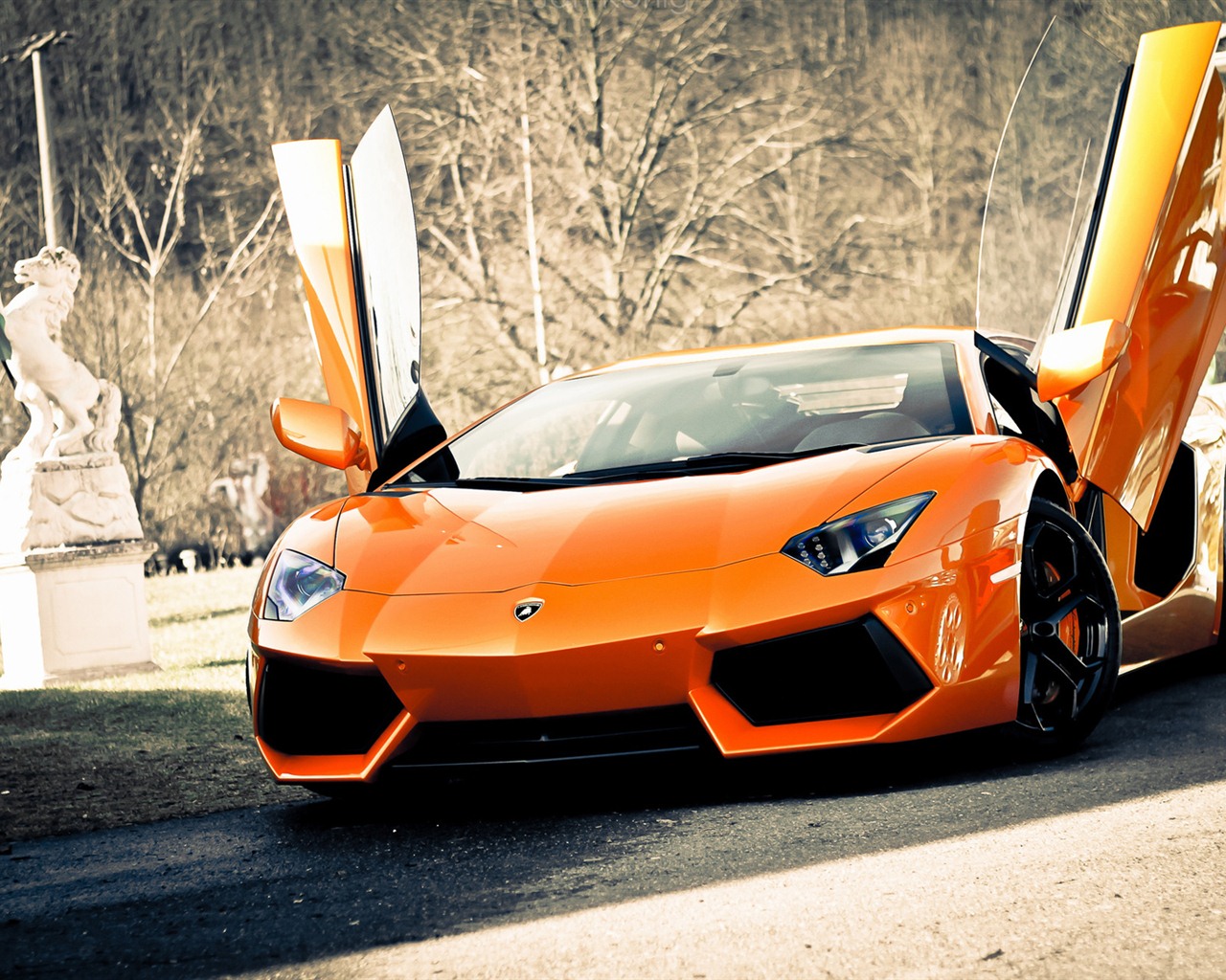 2012ランボルギーニAventador LP700-4 HDの壁紙 #26 - 1280x1024