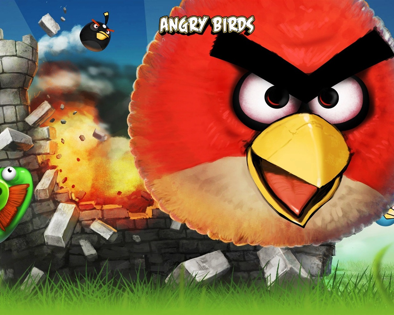 Angry Birds hra na plochu #7 - 1280x1024