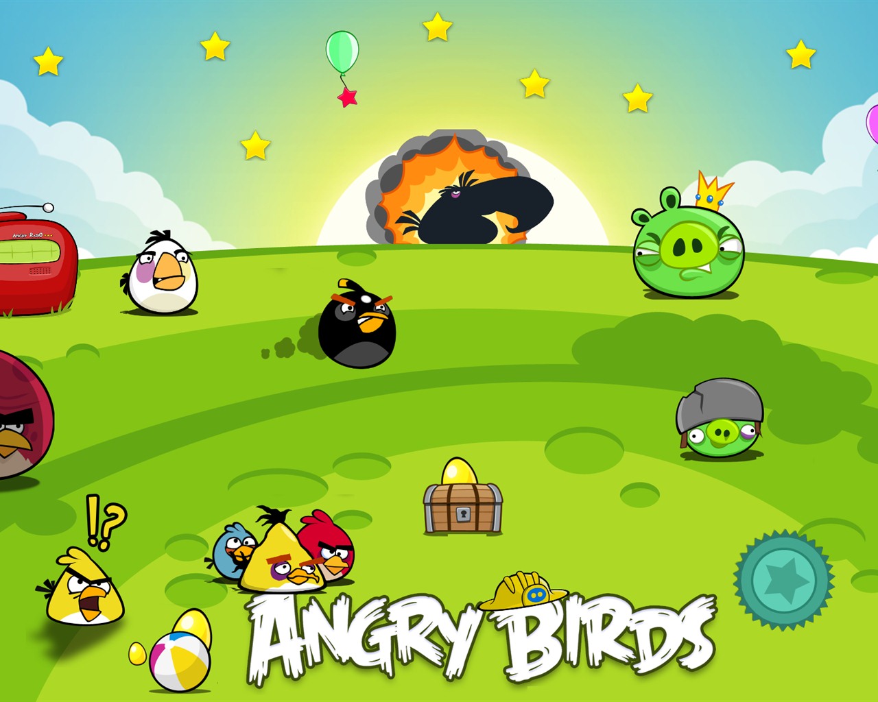 Angry Birds 愤怒的小鸟 游戏壁纸12 - 1280x1024